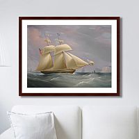 картина: the topsail schooner, 1838г. в Оренбурге