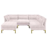 диван zara sectional угловой розовый в Оренбурге