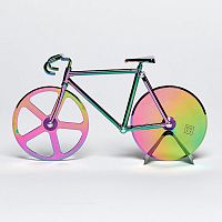 нож для пиццы из нержавеющей стали the fixie, радужный в Оренбурге