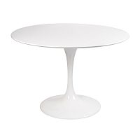 стол eero saarinen style tulip table mdf d100 глянцевый белый в Оренбурге