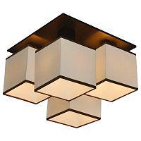 потолочная люстра arte lamp quadro a4402pl-4bk в Оренбурге