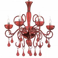 подвесная люстра ideal lux lilly sp5 rosso в Оренбурге