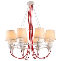 подвесная люстра arte lamp sergio a3325lm-8wh в Оренбурге