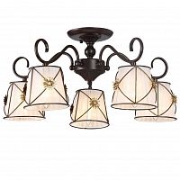 потолочная люстра arte lamp 72 a5495pl-5br в Оренбурге