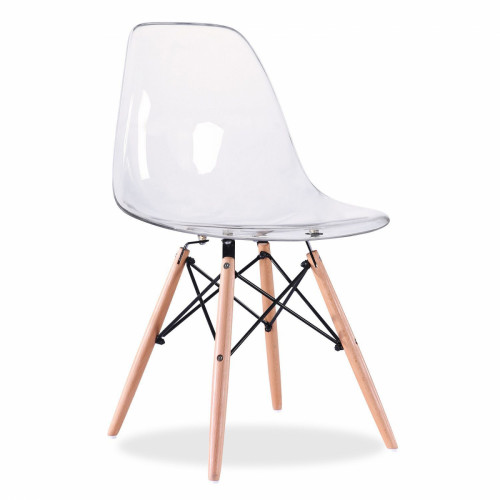 стул деревянный pc-015 прозрачный (eames style) в Оренбурге