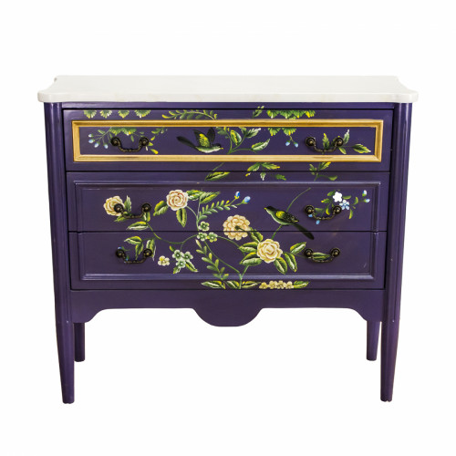 комод с росписью из цветов florentina фиолетовый в Оренбурге
