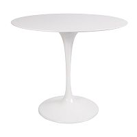 стол eero saarinen style tulip table mdf белый d90 глянцевый в Оренбурге