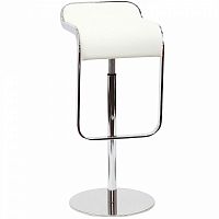 барный стул lem style piston stool белая кожа в Оренбурге