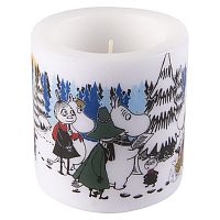 свеча большая moomin зимний лес, 8 см в Оренбурге