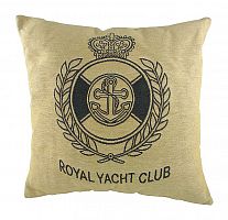 подушка с гербом королевского royal yacht club в Оренбурге