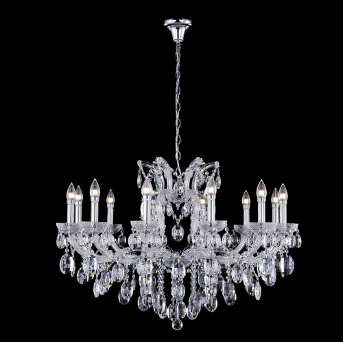 подвесная люстра crystal lux hollywood sp12 chrome в Оренбурге