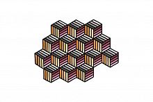 ковер parquet hexagon orange 305x188 от gan в Оренбурге