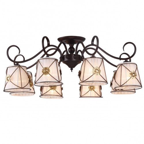 потолочная люстра arte lamp 72 a5495pl-8br в Оренбурге