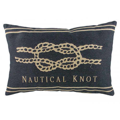 подушка с морским узлом nautical knot denim в Оренбурге