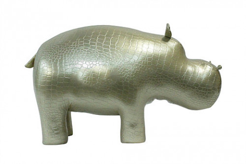 банкетка пуф бегемот мини золотистый в Оренбурге