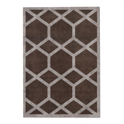 ковер ashton cocoa 150x220 коричневый в Оренбурге