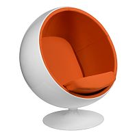 кресло eero aarnio style ball chair оранжевое в Оренбурге