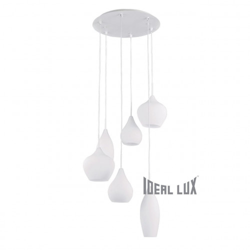 подвесная люстра ideal lux soft sp6 bianco в Оренбурге