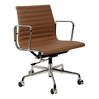 кресло eames style коричневая кожа в Оренбурге