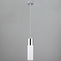 подвесной светильник eurosvet double topper 50135/1 led хром/белый в Оренбурге