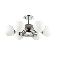 потолочная люстра odeon light miolla 3972/7c белая в Оренбурге