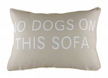 подушка с надписью no dogs on this sofa в Оренбурге