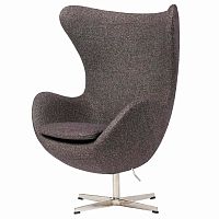 кресло egg chair серое в Оренбурге