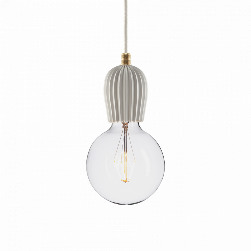 подвесной светильник beton rib white brass в Оренбурге