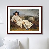 картина: goethe in the roman campagna, 1787г. в Оренбурге