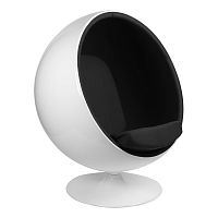 кресло eero aarnio style ball chair черное в Оренбурге