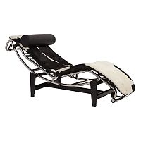 шезлонг chaise longue lc4 черно-белый в Оренбурге