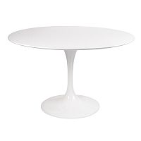 стол eero saarinen style tulip table mdf d110 глянцевый белый в Оренбурге