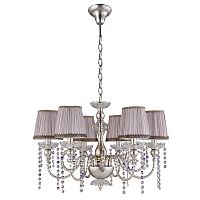 подвесная люстра crystal lux alegria sp6 silver-brown в Оренбурге