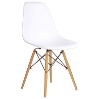 стул деревянный pc-015 белый (eames style) в Оренбурге