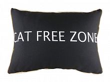 подушка с надписью cat free zone в Оренбурге