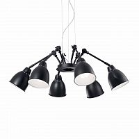 подвесная люстра ideal lux newton sp6 nero в Оренбурге