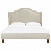 кровать двуспальная 160х200 бежевая cassis upholstered в Оренбурге