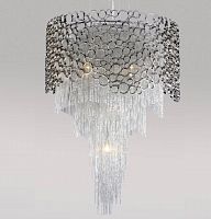 подвесной светильник crystal lux hauberk sp-pl8 d60 матовый никель в Оренбурге