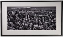 постер с паспарту в раме new york city from the empire state building в Оренбурге