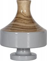 ваза настольная rustic chic vase wood grey в Оренбурге