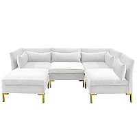 диван zara sectional угловой белый в Оренбурге