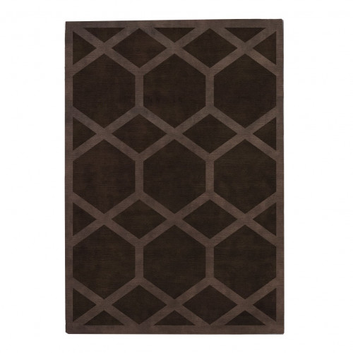 ковер ashton cocoa coffe 150x220 коричневый в Оренбурге