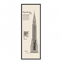 постер chrysler building черный в Оренбурге