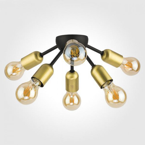 потолочная люстра tk lighting 1467 estrella black в Оренбурге