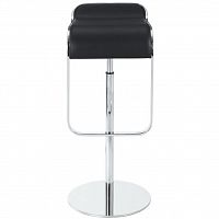 барный стул lem style piston stool черная кожа в Оренбурге