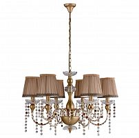 подвесная люстра crystal lux alegria sp6 gold-brown в Оренбурге