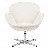 кресло swan chair белое в Оренбурге