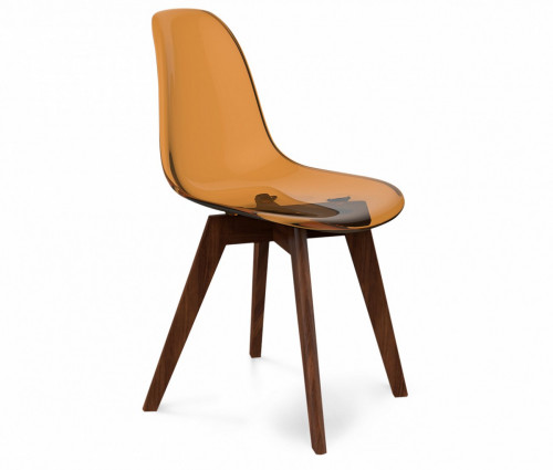 стул dsw кофейный s39 (eames style) в Оренбурге