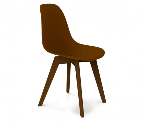 стул dsw коричневый s39 (eames style) в Оренбурге