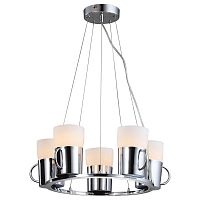 подвесная люстра arte lamp brooklyn a9484sp-5cc хром в Оренбурге